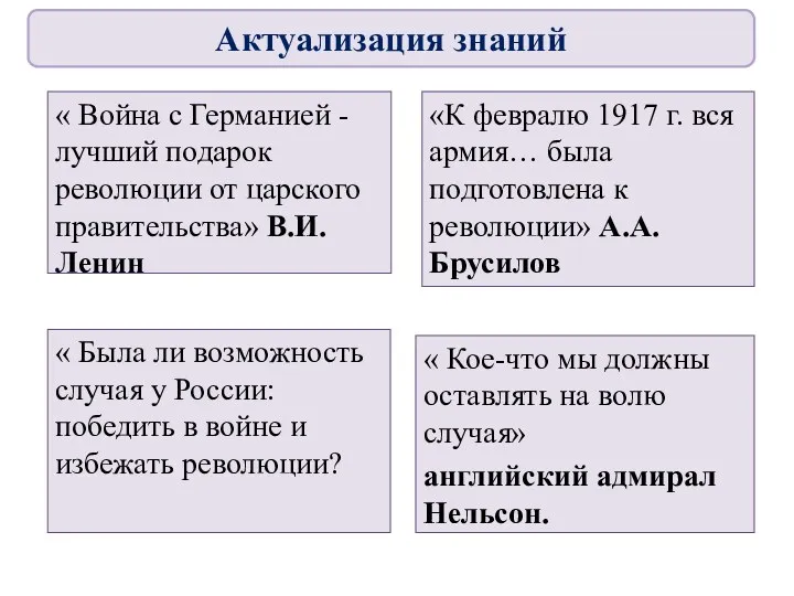 « Была ли возможность случая у России: победить в войне