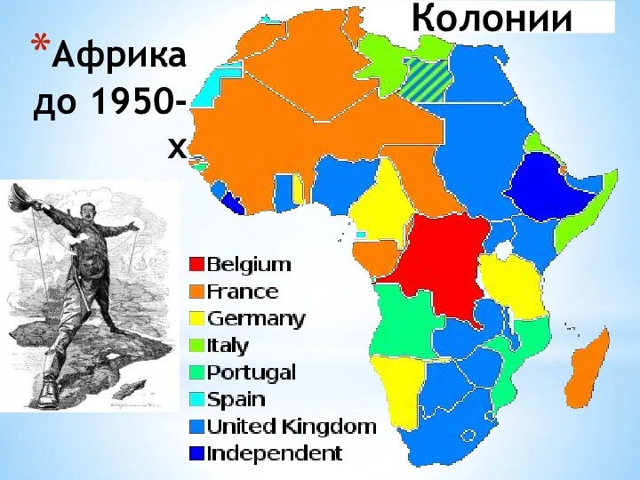 Африка до 1950-х Колонии