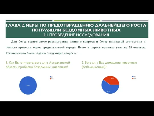 ГЛАВА 2. МЕРЫ ПО ПРЕДОТВРАЩЕНИЮ ДАЛЬНЕЙШЕГО РОСТА ПОПУЛЯЦИИ БЕЗДОМНЫХ ЖИВОТНЫХ