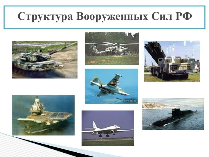Структура Вооруженных Сил РФ