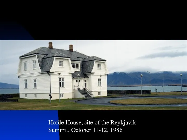 Hofde House, site of the Reykjavik Summit, October 11-12, 1986