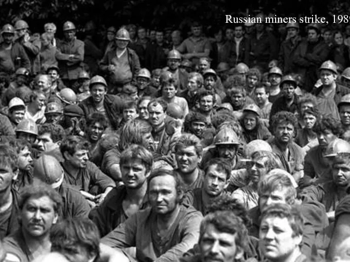 Russian miners strike, 1989