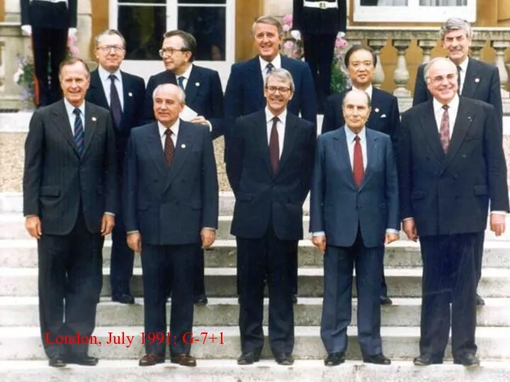 London, July 1991: G-7+1