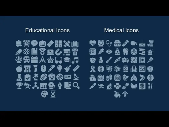 Educational Icons Medical Icons