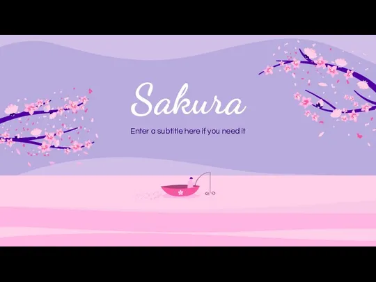 Sakura Enter a subtitle here if you need it