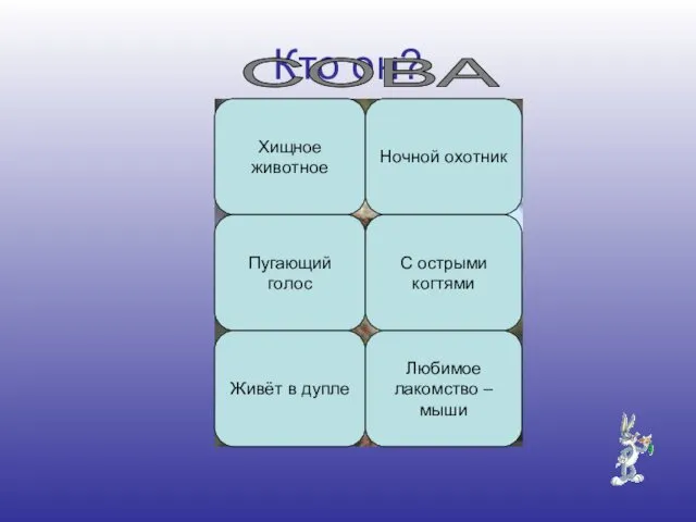 Кто он? Хищное животное Ночной охотник Пугающий голос С острыми