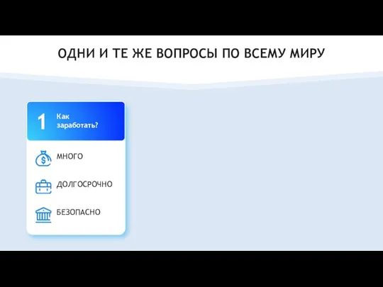 ОДНИ И ТЕ ЖЕ ВОПРОСЫ ПО ВСЕМУ МИРУ