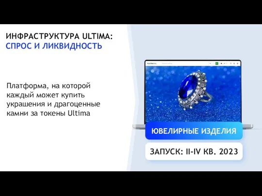 ИНФРАСТРУКТУРА ULTIMA: СПРОС И ЛИКВИДНОСТЬ Платформа, на которой каждый может