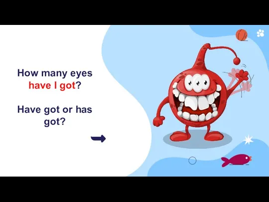 How many eyes have I got? Have got or has got?