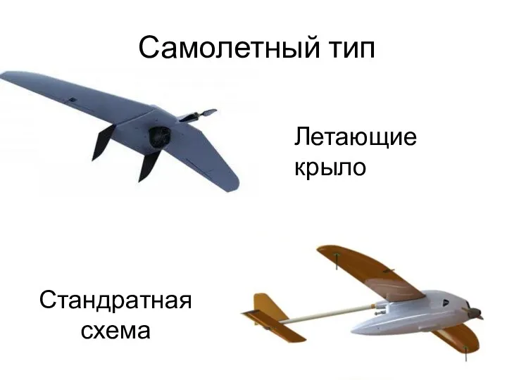 Самолетный тип Летающие крыло Стандратная схема