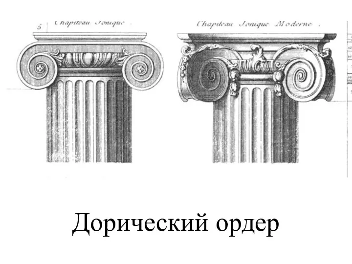 Дорический ордер