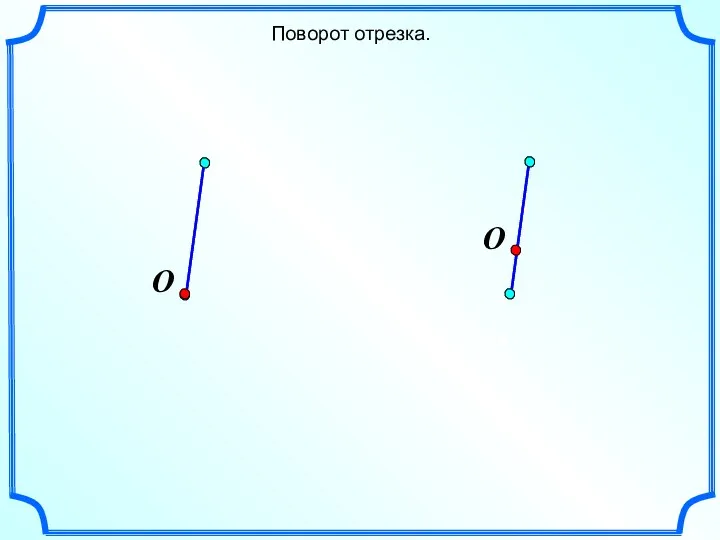 Поворот отрезка.