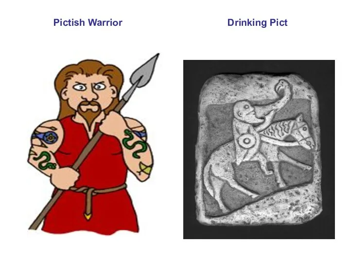 Pictish Warrior Drinking Pict