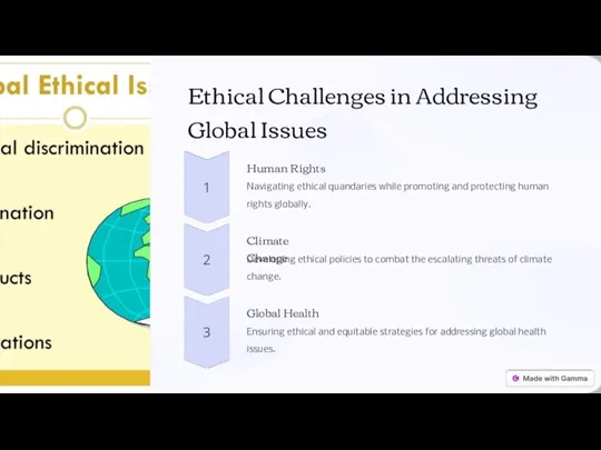Ethical Challenges in Addressing Global Issues Human Rights Navigating ethical