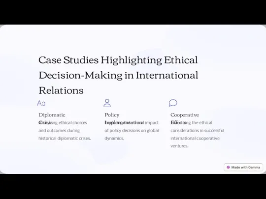 Case Studies Highlighting Ethical Decision-Making in International Relations Diplomatic Crisis