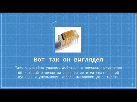 Вот так он выглядел Такого дизайна удалось добиться с помощью