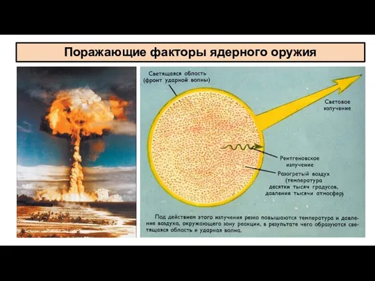 Поражающие факторы ядерного оружия