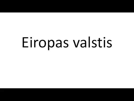 Eiropas valstis