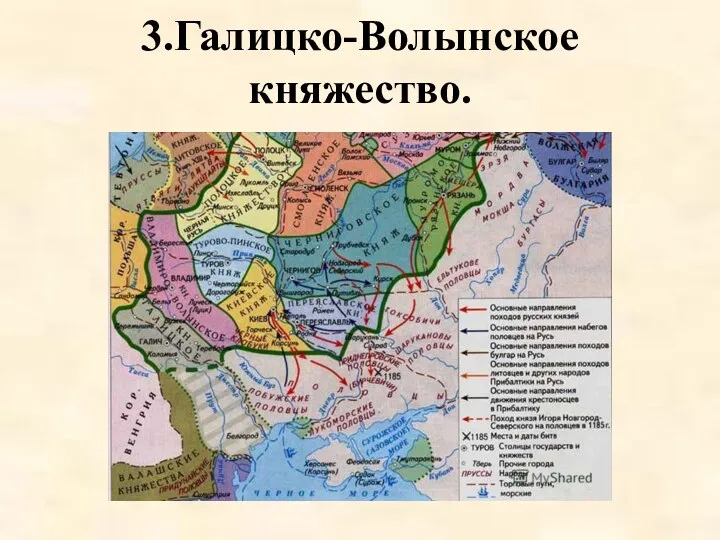 3.Галицко-Волынское княжество.