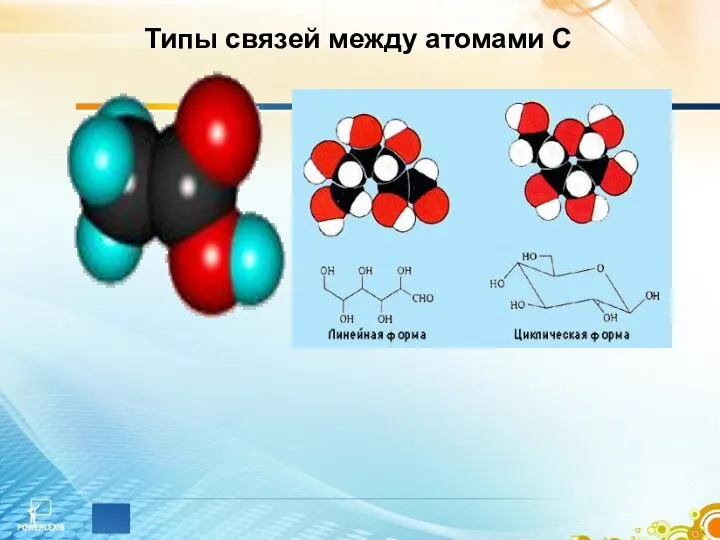 Все связи ковалентные и их число равно 4! Типы связей между атомами С