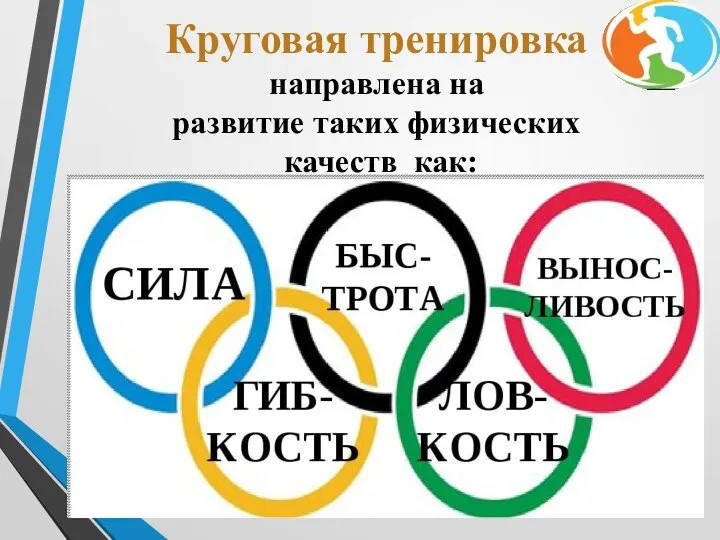 Круговая тренировка направлена на развитие таких физических качеств как: