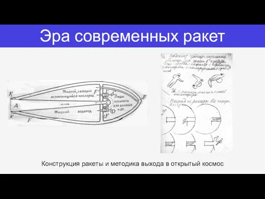 Эра современных ракет Конструкция ракеты и методика выхода в открытый космос