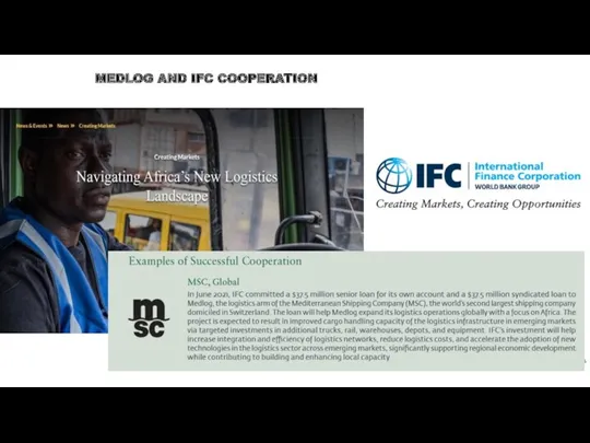 MEDLOG AND IFC COOPERATION