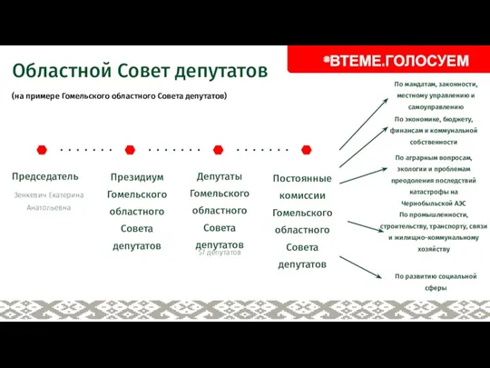 Президиум Гомельского областного Совета депутатов Постоянные комиссии Гомельского областного Совета