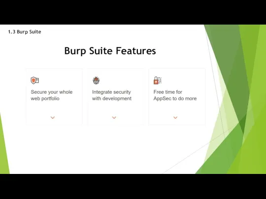 1.3 Burp Suite Burp Suite Features