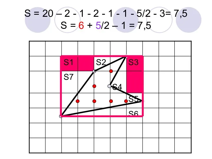 S = 20 – 2 - 1 - 2 -