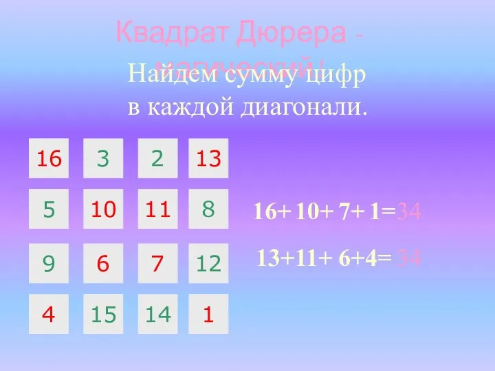 16 3 2 5 10 11 9 6 7 Квадрат