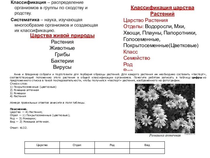 Царства живой природы Растения Животные Грибы Бактерии Вирусы Классификация царства