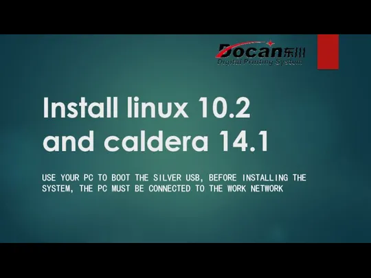 Install Linux 10.2 and Caldera 14.1