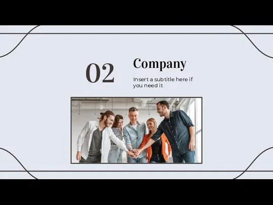 Company 02 Insert a subtitle here if you need it