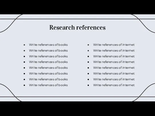 Write references of internet Write references of internet Write references