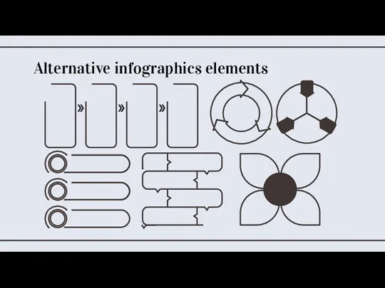 Alternative infographics elements