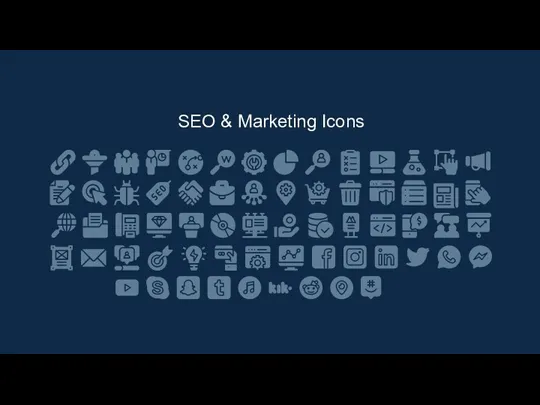 SEO & Marketing Icons