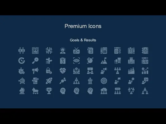 Goals & Results Premium Icons