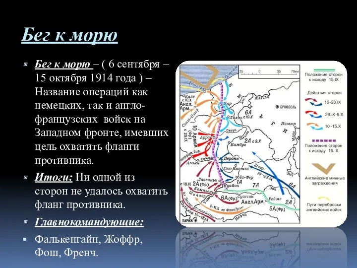 Бег к морю Бег к морю – ( 6 сентября