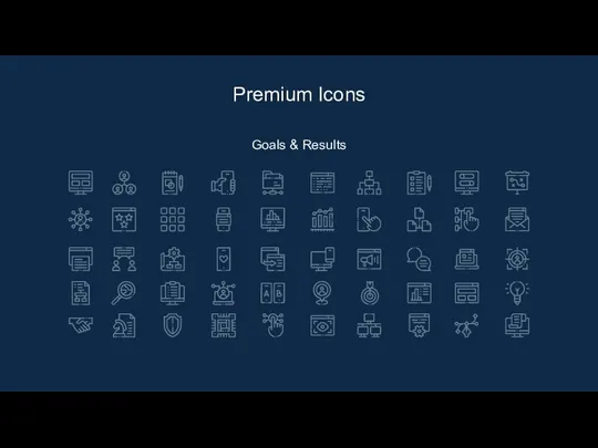 Goals & Results Premium Icons