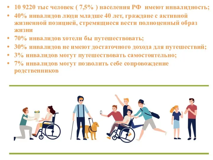 10 9220 тыс человек ( 7,5% ) населения РФ имеют