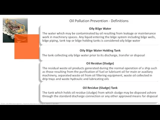 Oil Pollution Prevention - Definitions