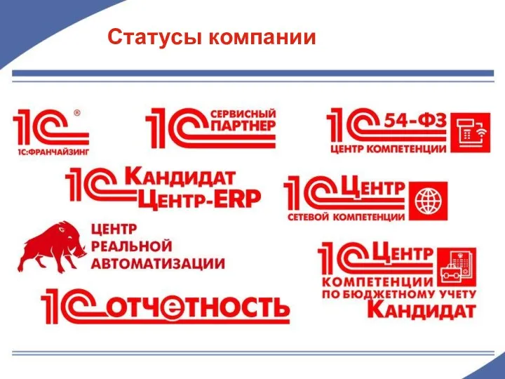 Статусы компании