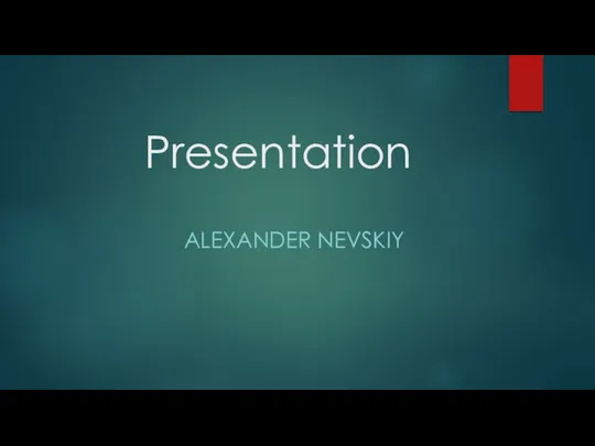 Alexander Nevsky