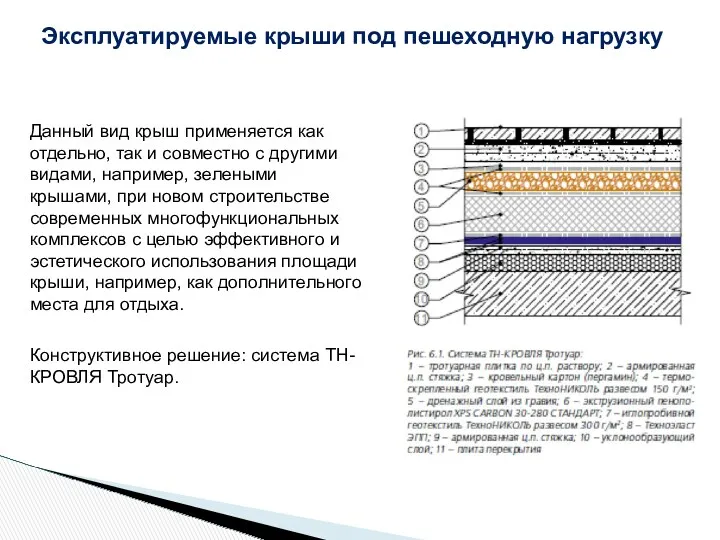 Данный вид крыш применяется как отдельно, так и совместно с