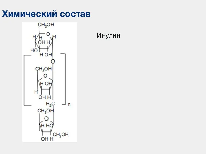 Химический состав Инулин