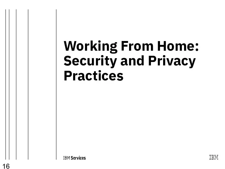 Working From Home: Security and Privacy Practices