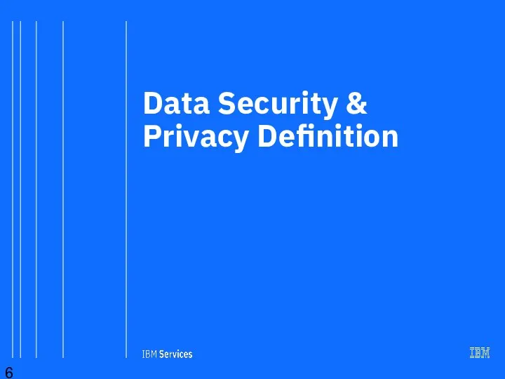 Data Security & Privacy Definition
