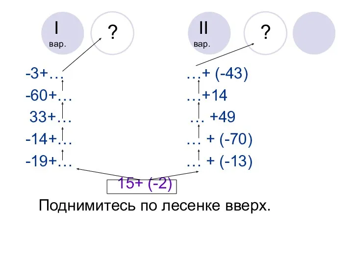 -3+… …+ (-43) -60+… …+14 33+… … +49 -14+… …