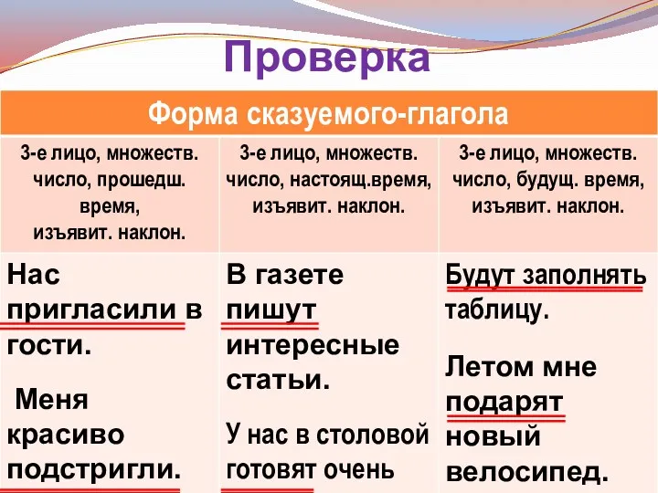 Проверка